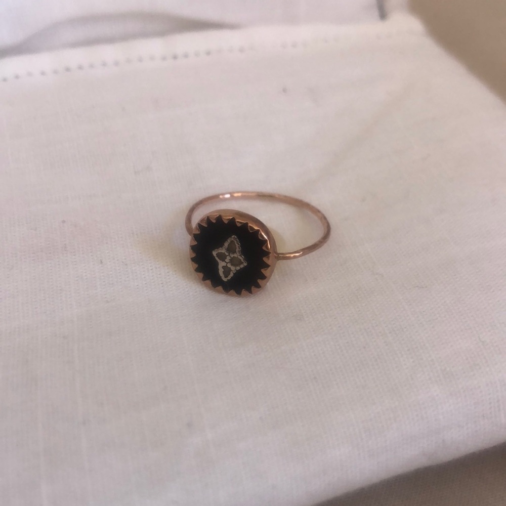Pascale Monvoisin Pierrot rose gold 9K ring size 53 US 6.5 - Picture 5 of 8
